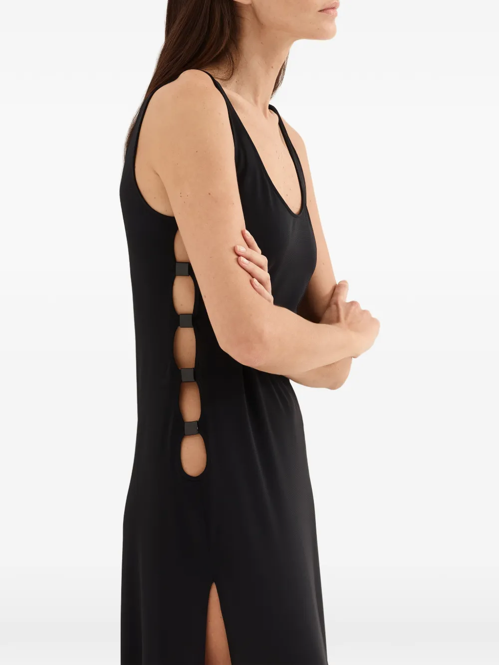 ERES Jurk met uitgesneden details Zwart