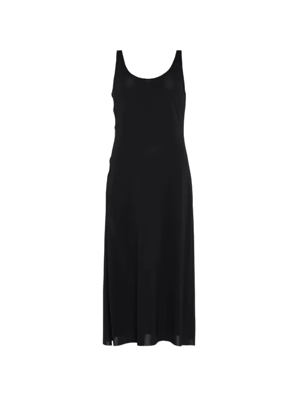 Eres Side Cutout Ellipse Dress in Black