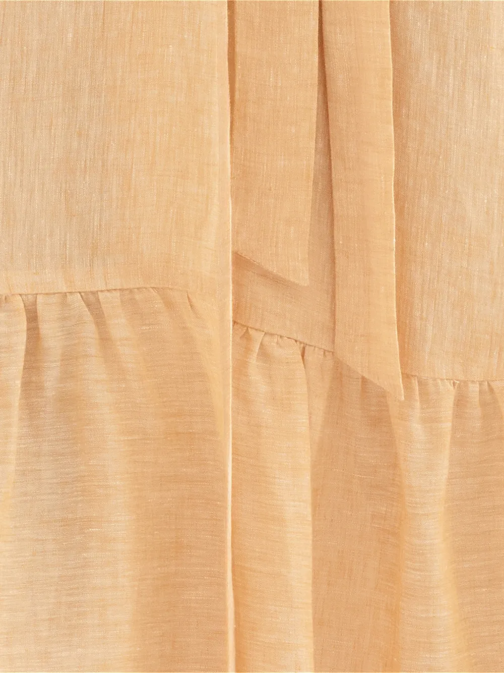 ERES Audacieuse jurk met gestrikte taille Geel