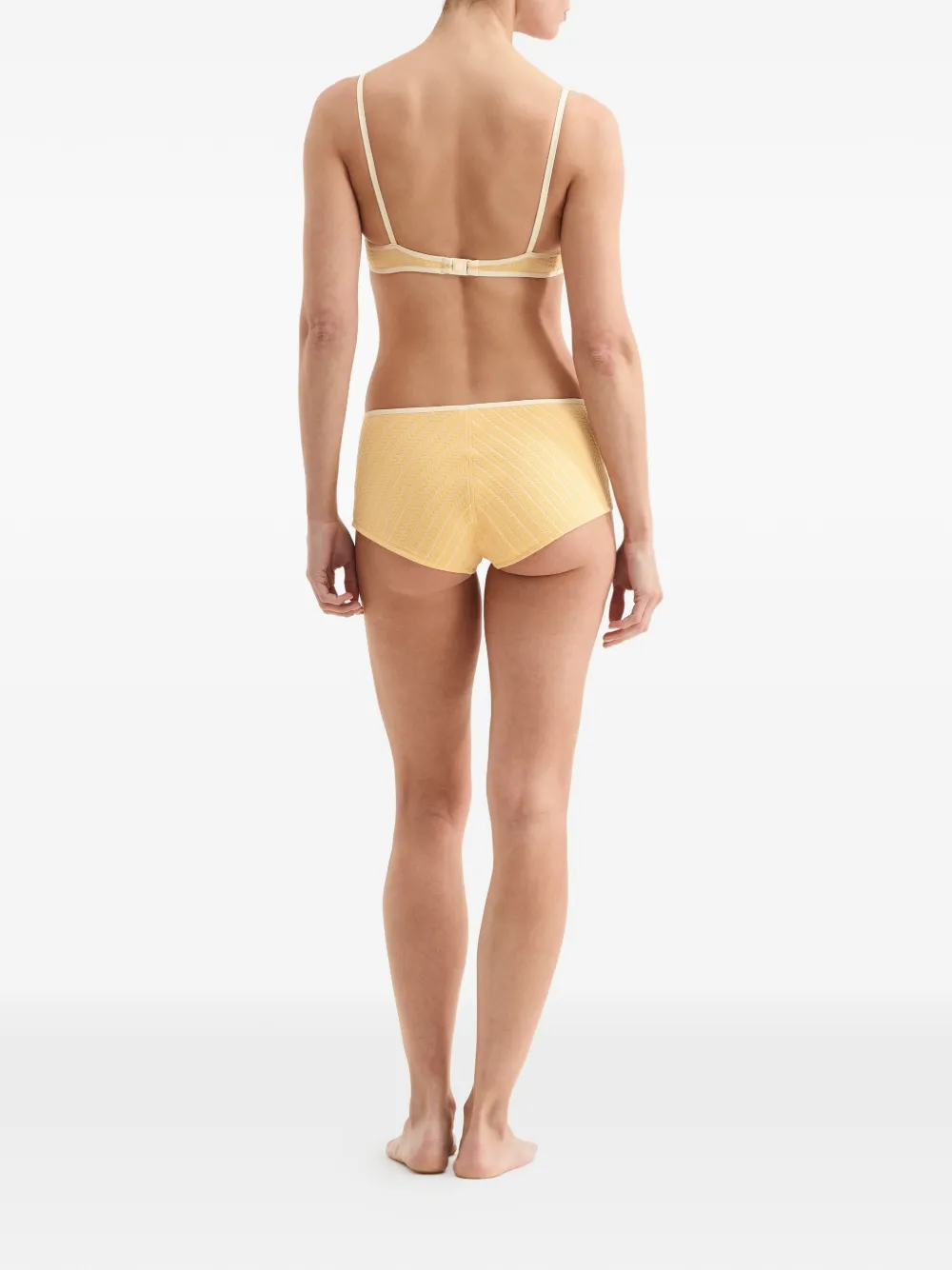 ERES Aftersun bikinislip met chevron streep Geel
