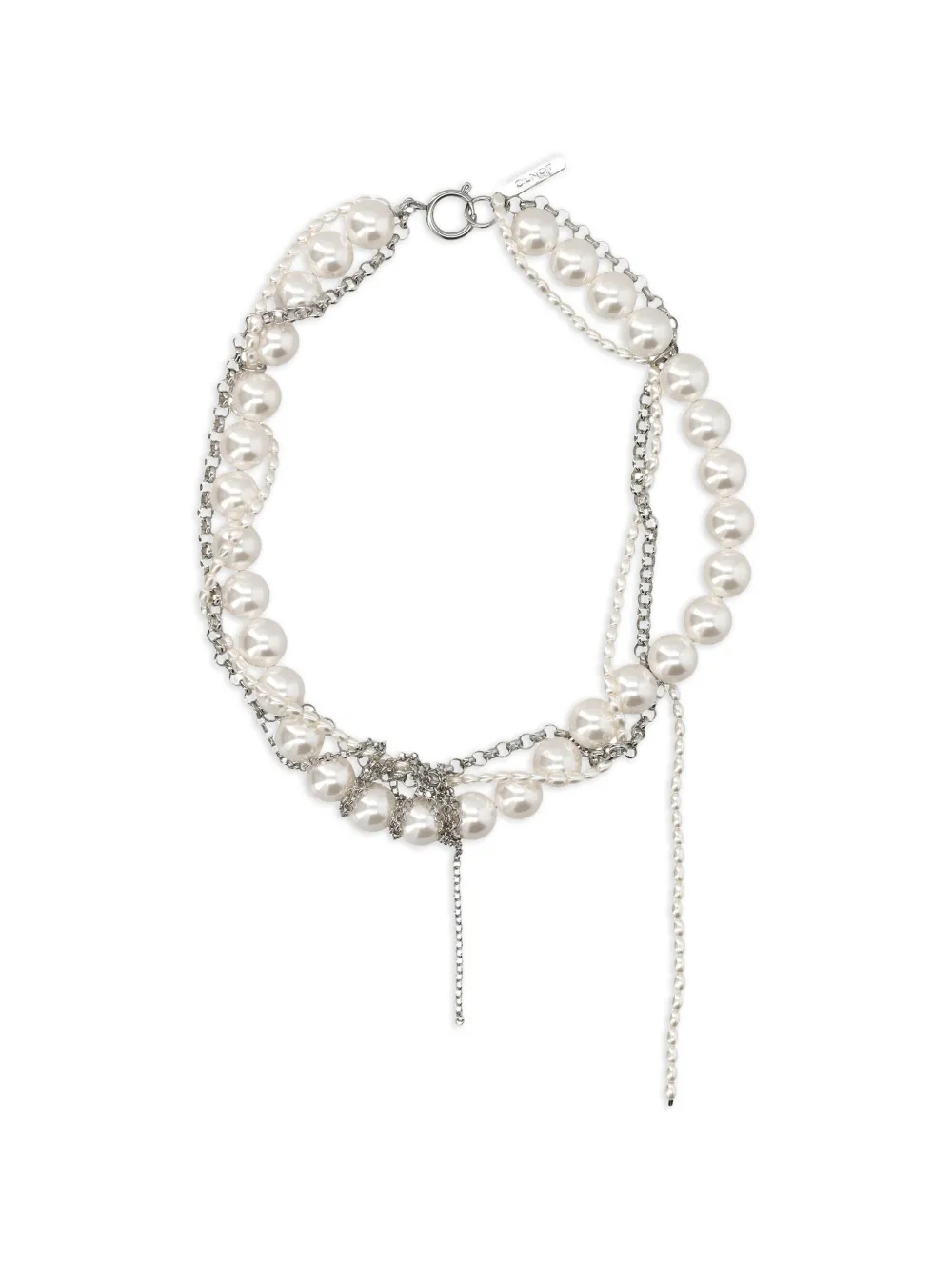 Justine Clenquet chain-detail necklace - Silber