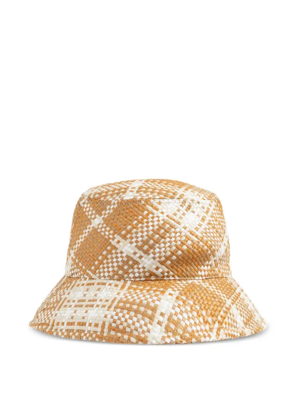 Burberry チェック バケットハット | ニュートラル | FARFETCH JP
