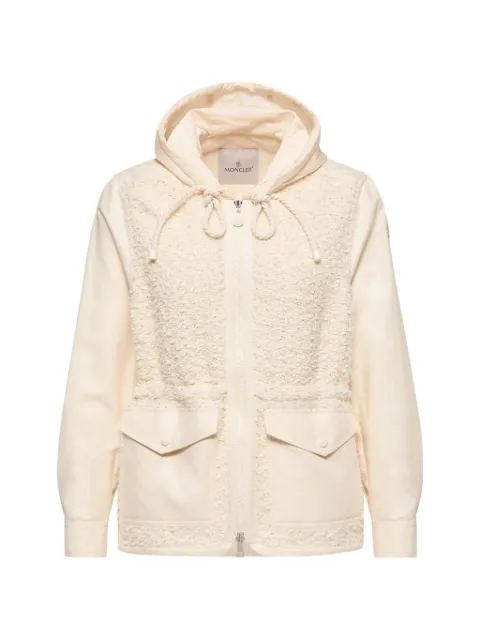 Moncler Erable Bouclé hooded jacket