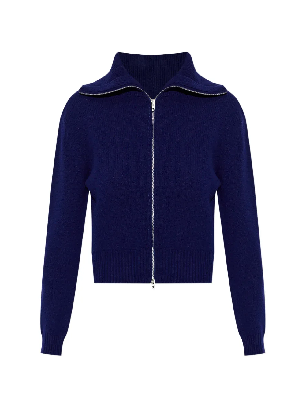 Jil Sander wide-collar cardigan - Blu
