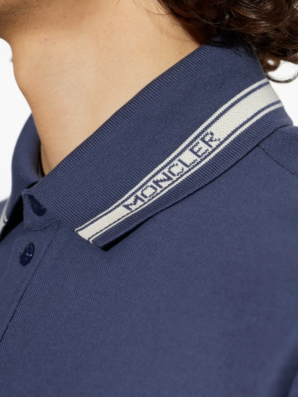 Moncler Poloshirt Blauw