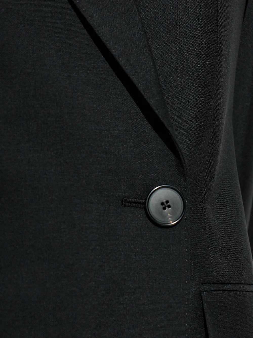 Givenchy Blazer met enkele rij knopen Zwart
