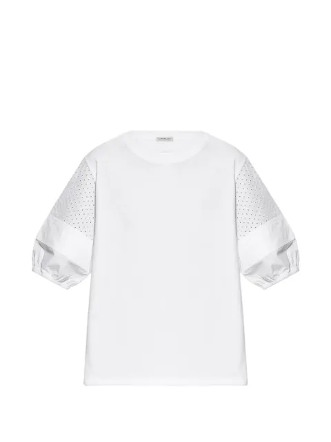 Moncler eyelet-detail T-shirt