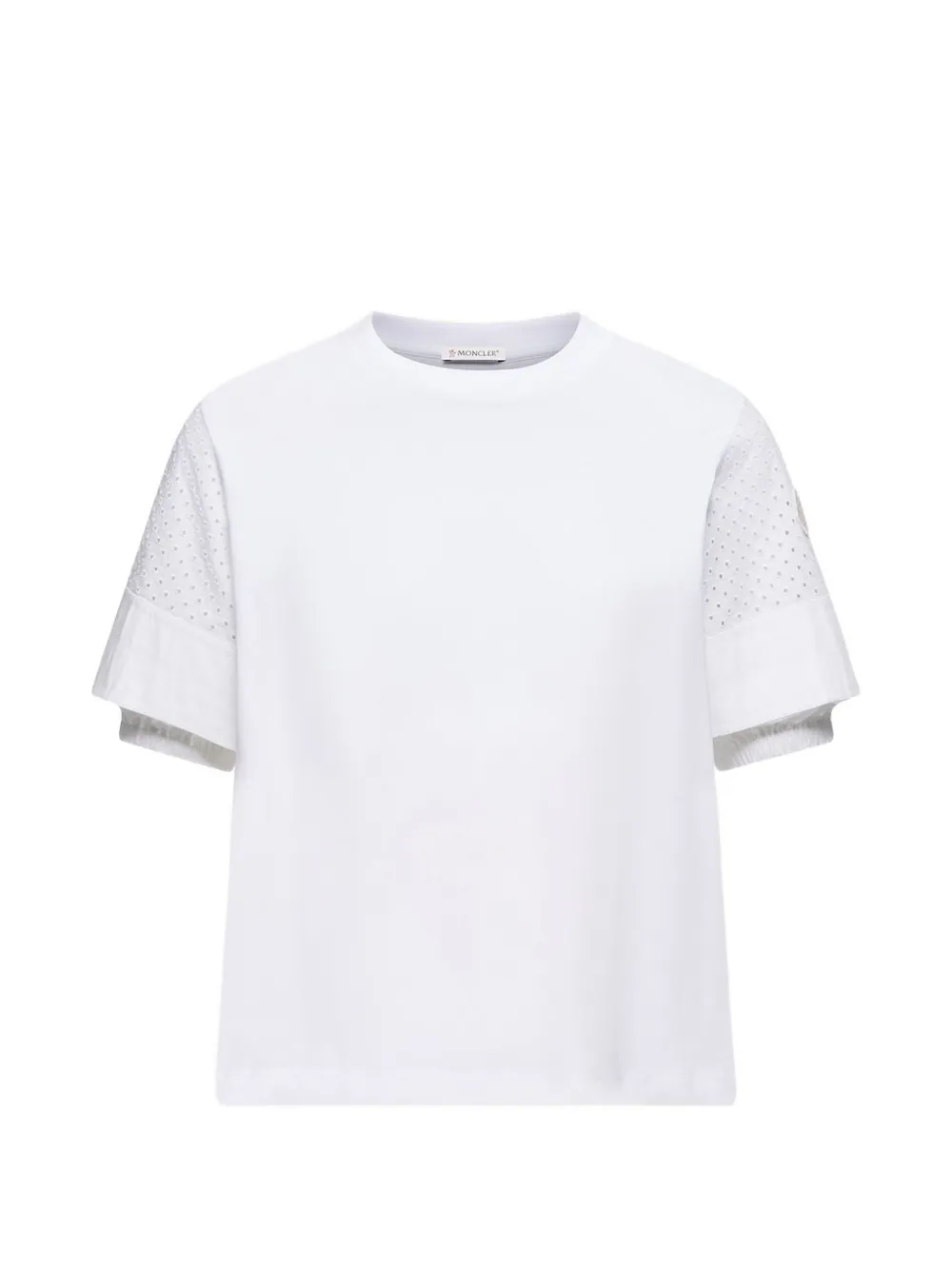 Moncler T-shirt met ringlets Wit