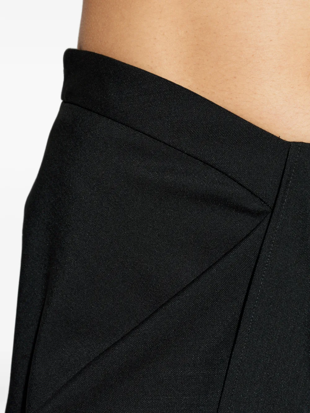 Givenchy Gedrapeerde midi-rok Zwart