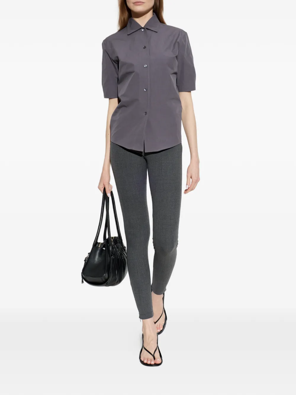  Jil Sander Buttoned Shirt - Grey 