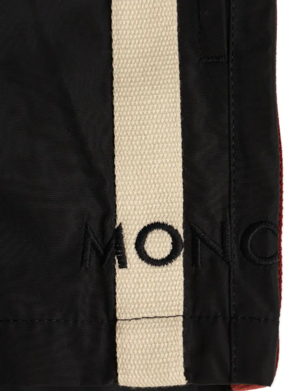 MONCLER GRENOBLE KIDS logo-embroidered Swim Shorts | Black | FARFETCH
