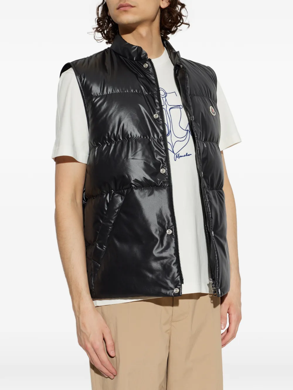 Moncler Restigo bodywarmer Zwart