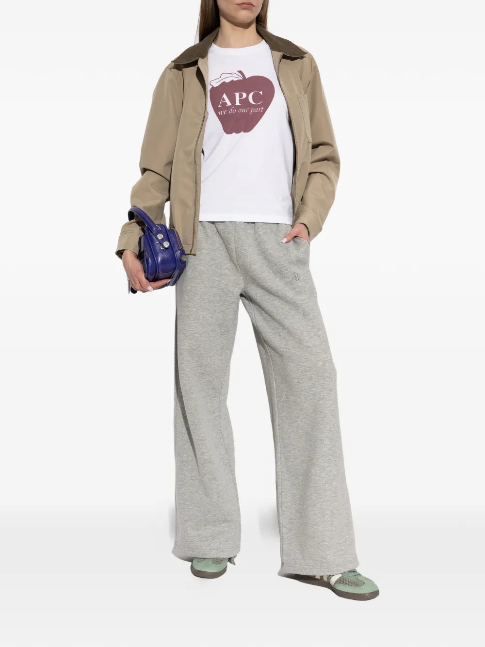  A.p.c. Pomme Crew-neck T-shirt - White 