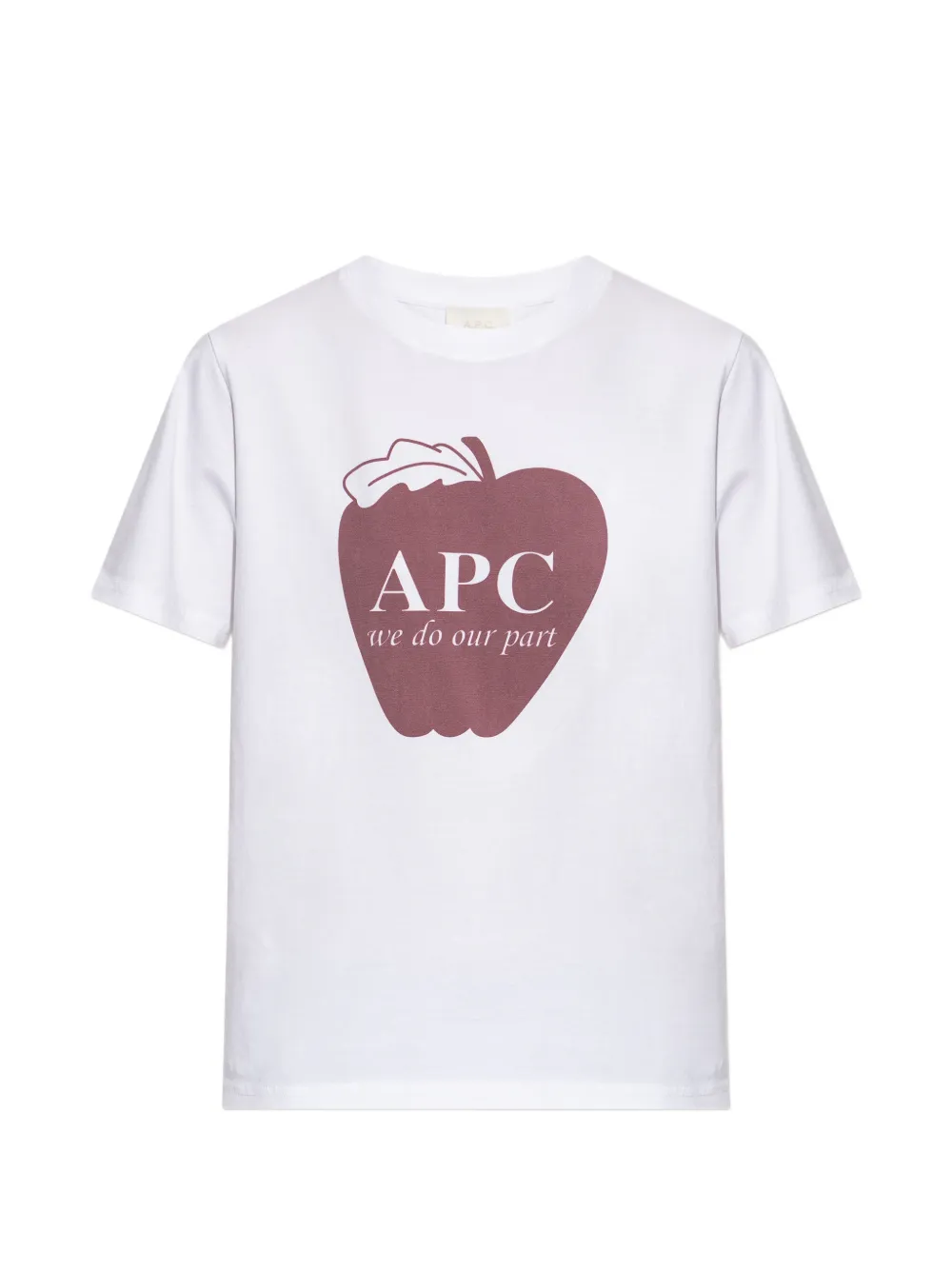 A.P.C. Pomme crew-neck T-shirt - Bianco
