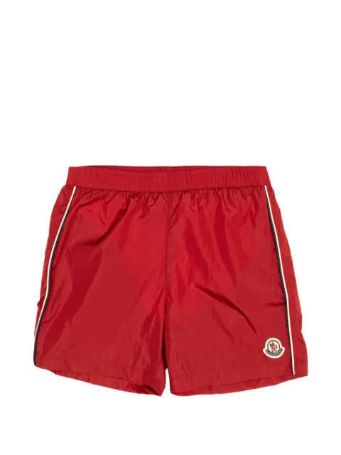 Moncler Enfant logo-appliqué swim shorts