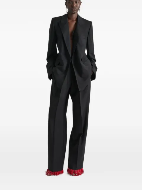 Givenchy pantalon Double Pleat en laine et mohair
