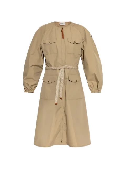 Moncler pleated poplin midi dress