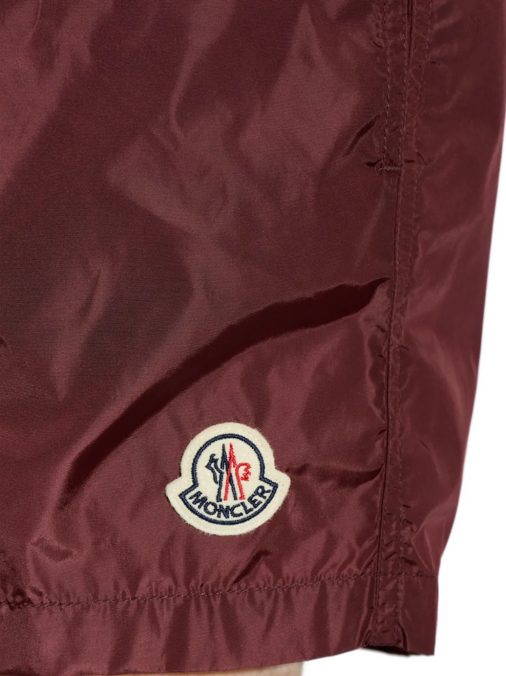 Moncler Zwembroek met logopatch Rood
