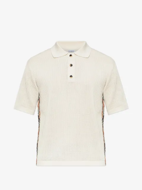 Burberry button-fastening polo shirt
