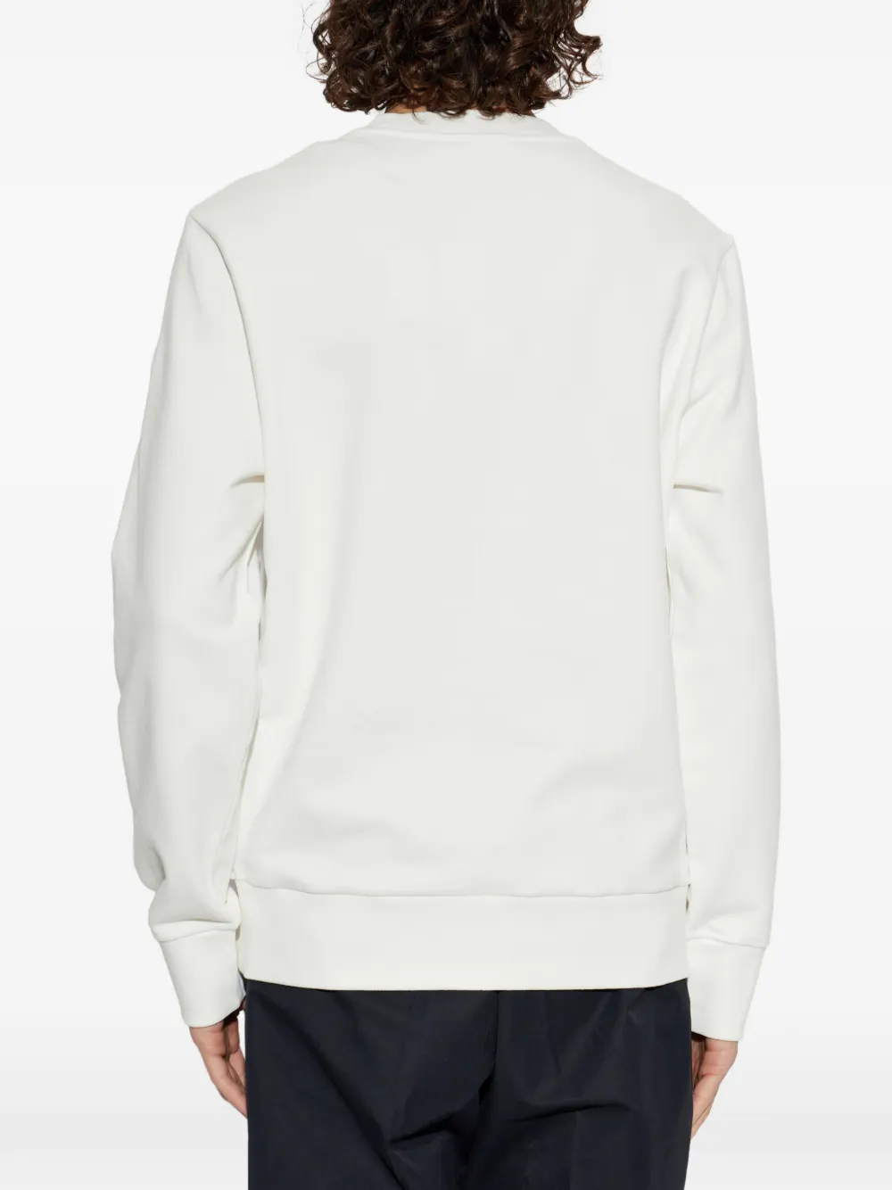 Moncler Sweater met logoprint Wit