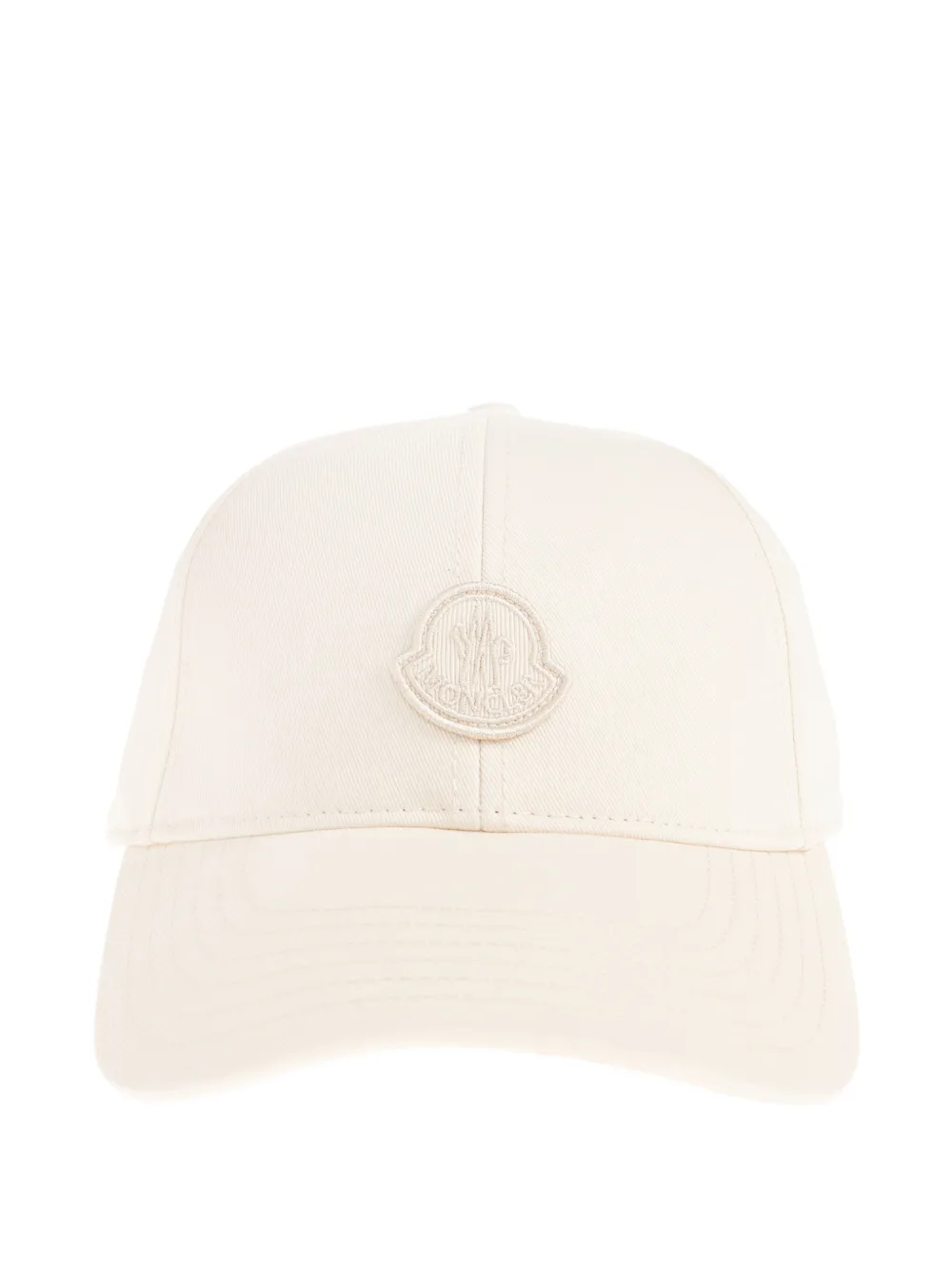 Moncler logo-patch cap hat - Toni neutri