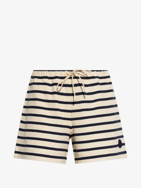 Moncler shorts tejidos con rayas estampas