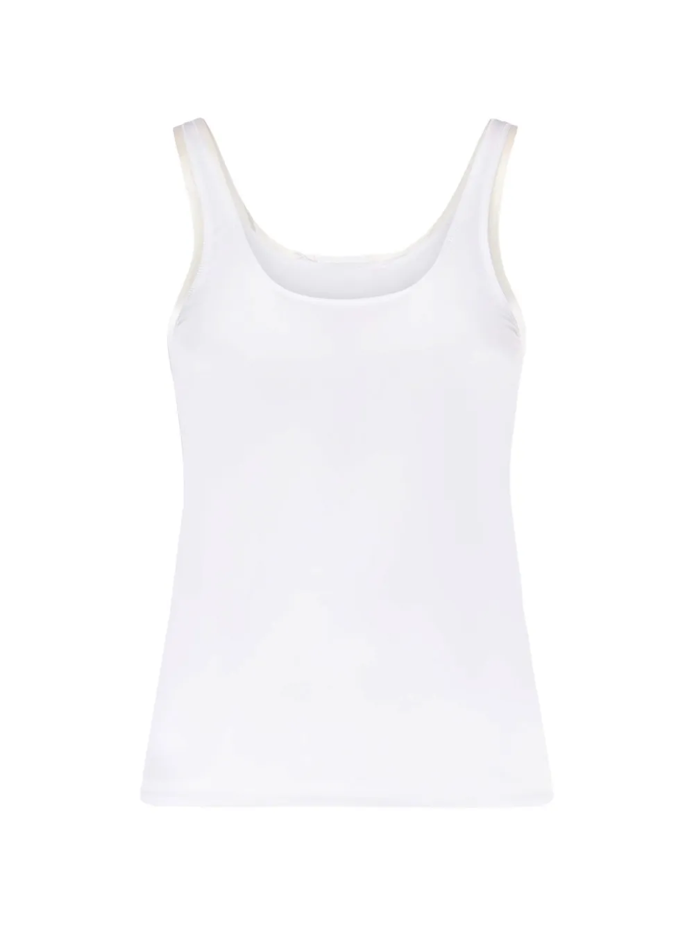Genny scoop-neck tank top - Bianco