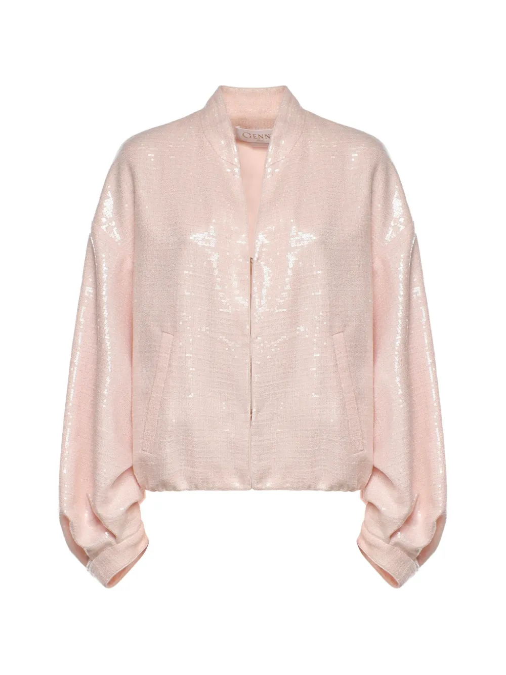 Genny sequin-embellished bomber jacket - Rosa