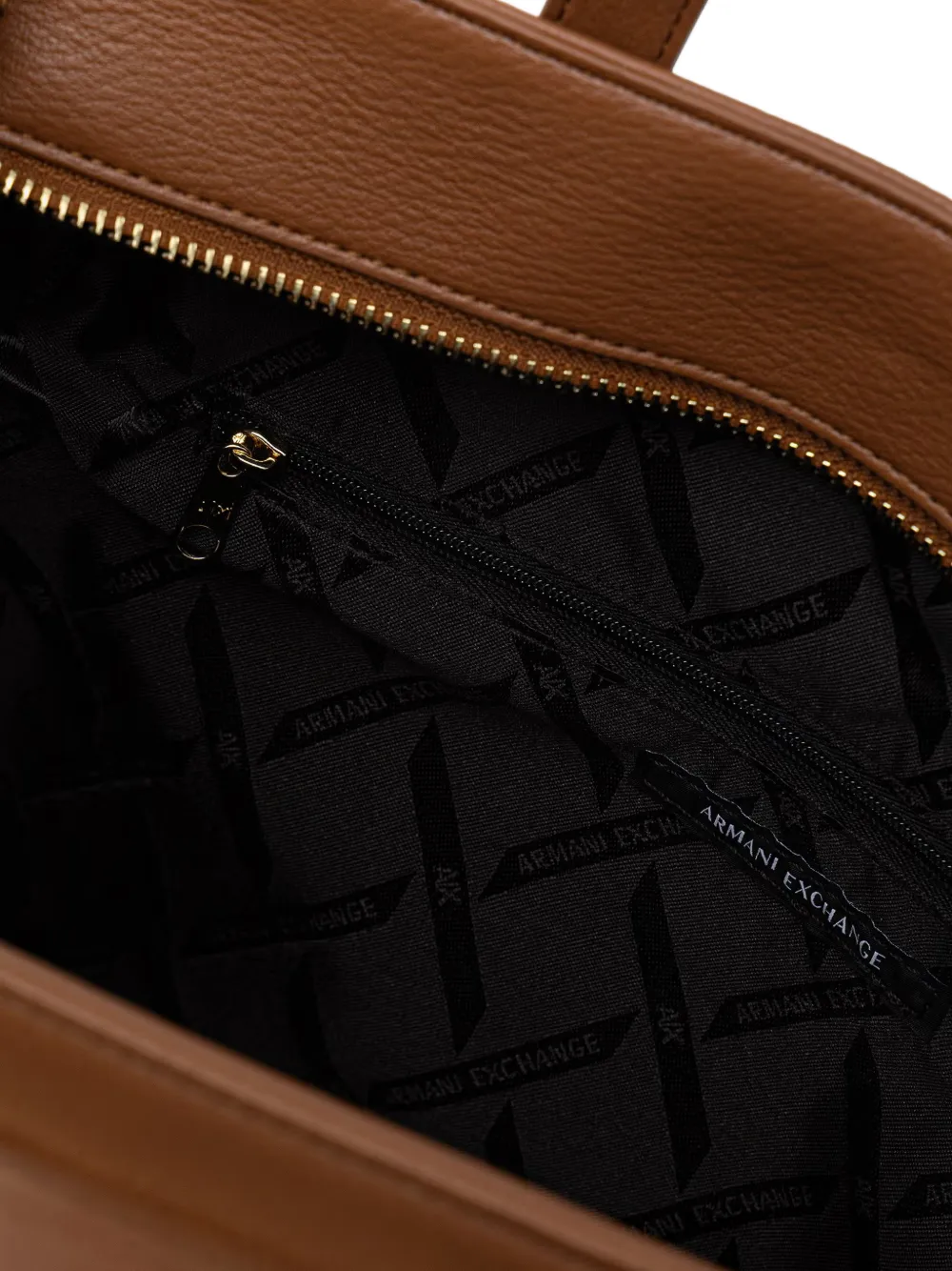 Armani Exchange Tas met logo Bruin