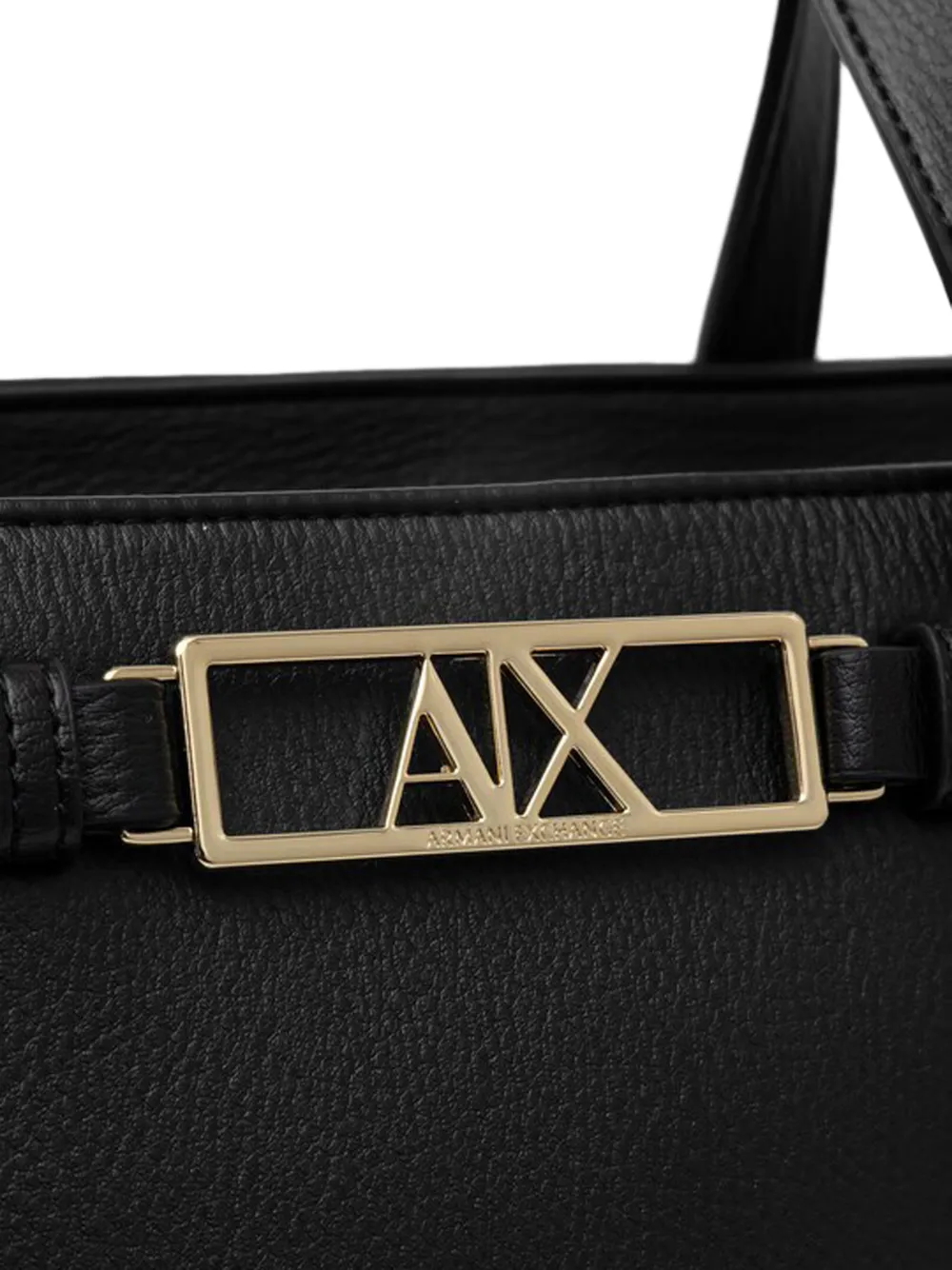 Armani Exchange Shopper met logo Zwart