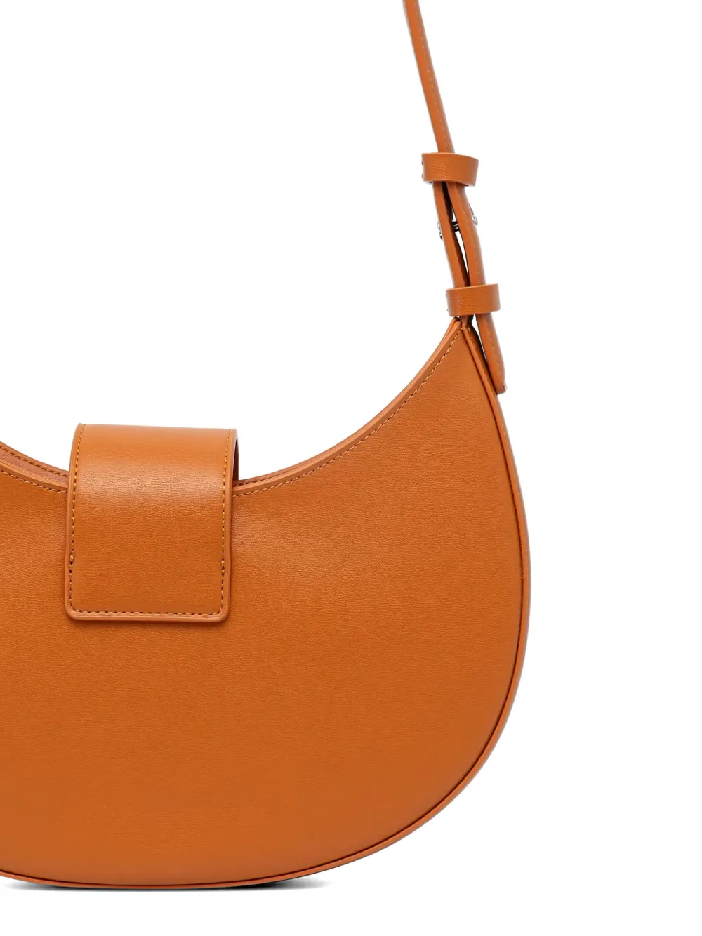 Armani Exchange Gewelfde shopper met logoplakkaat Oranje