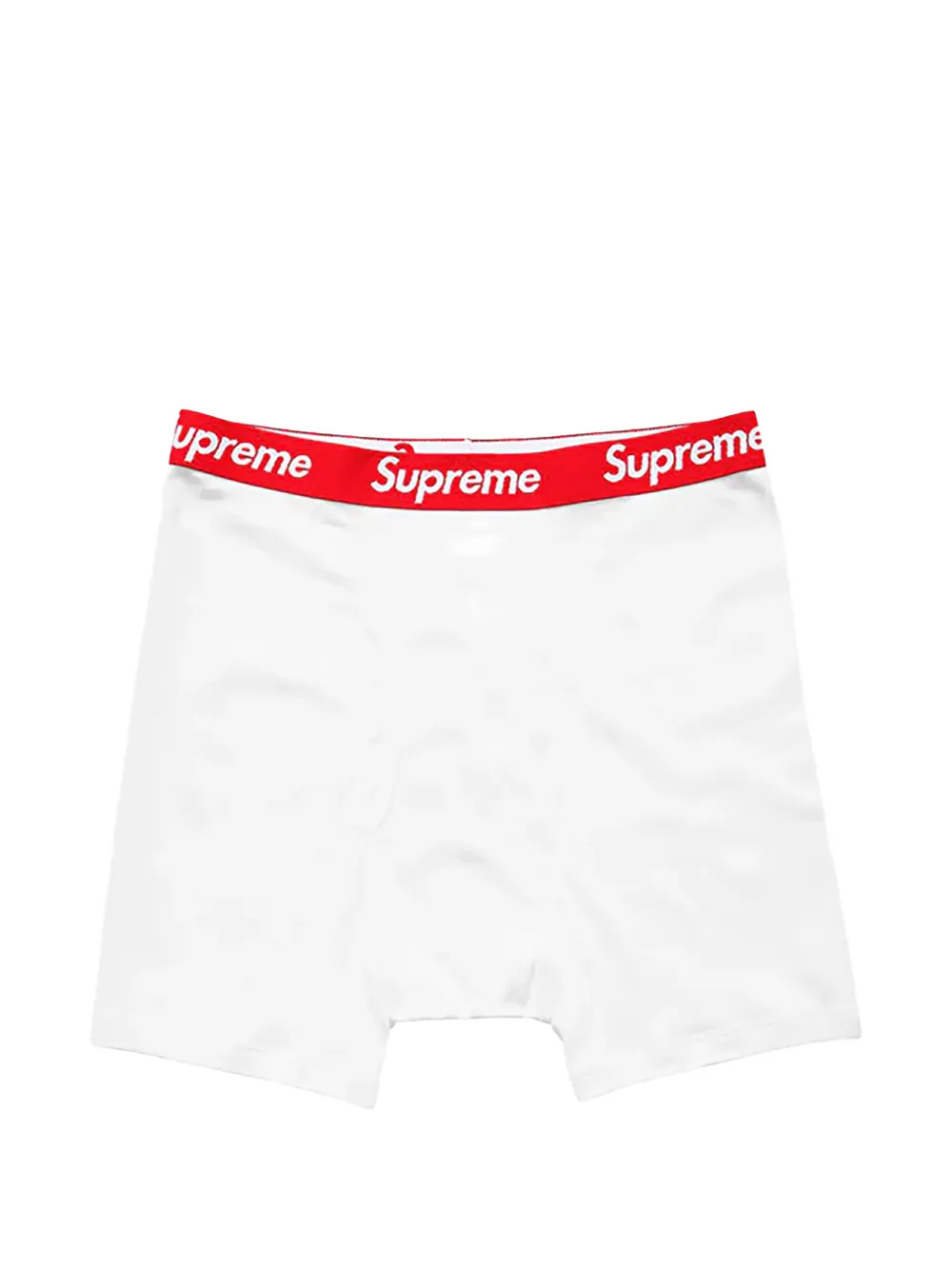 Supreme x Hanes logo-waistband boxers - Weiß