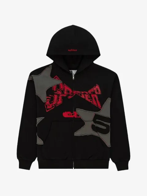 SP5DER Big Star zip-up hoodie.