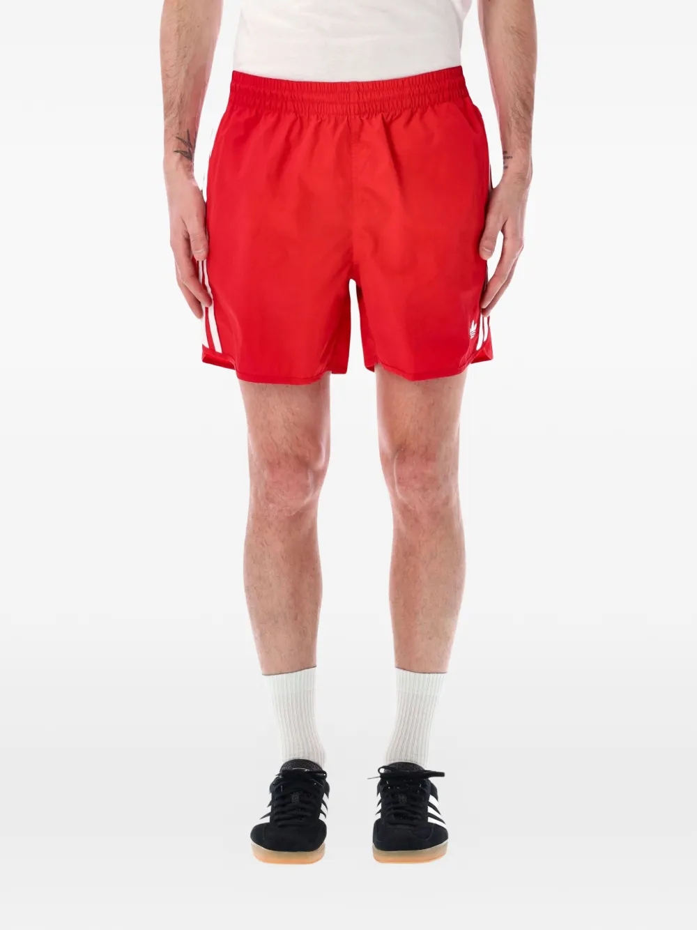 adidas three stripes sprinter short - Rosso