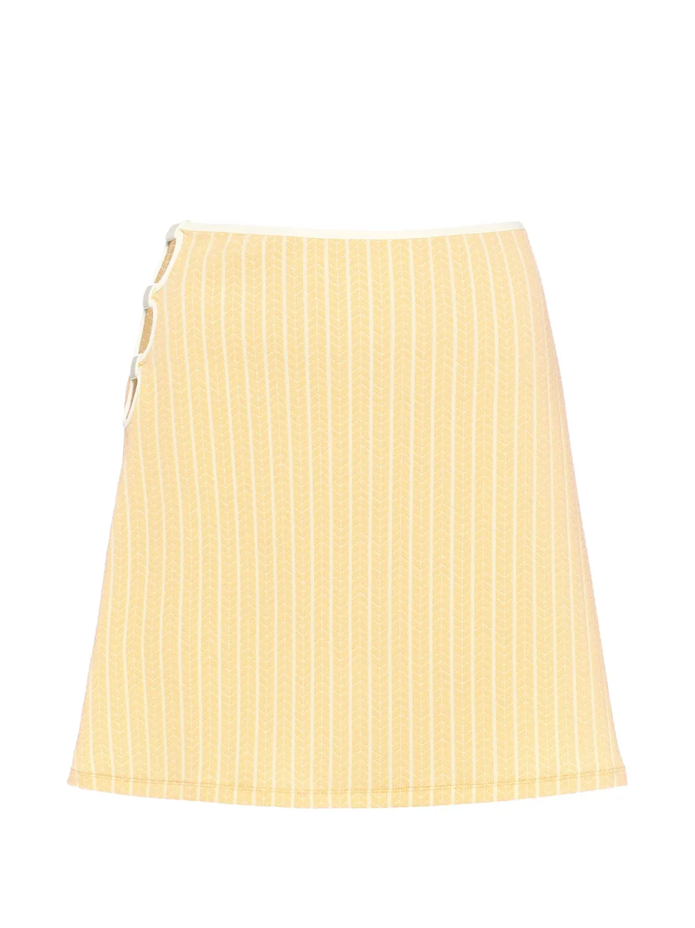 ERES Poolside Minirock mit Cut-Out - Gelb