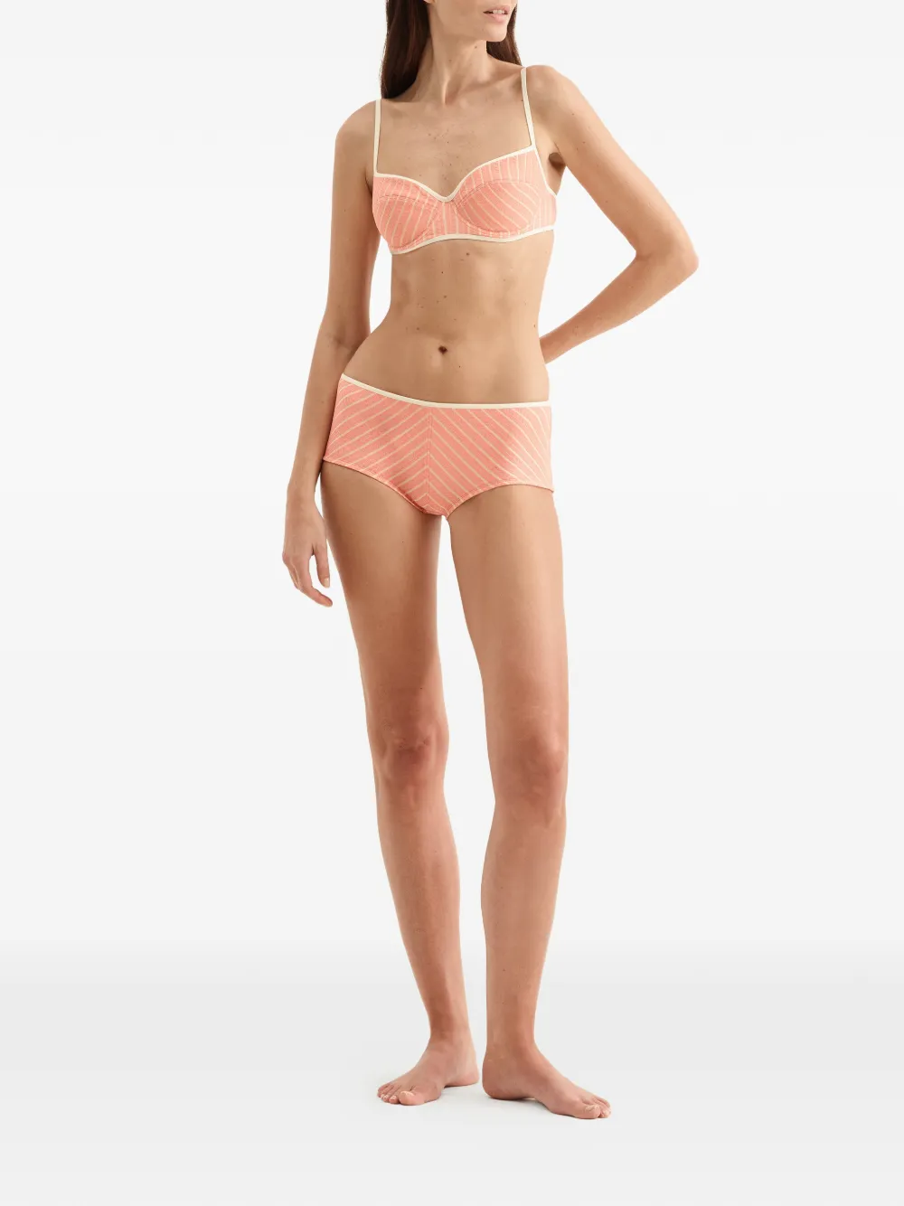 ERES Coconut bikini-bh met patroon Roze