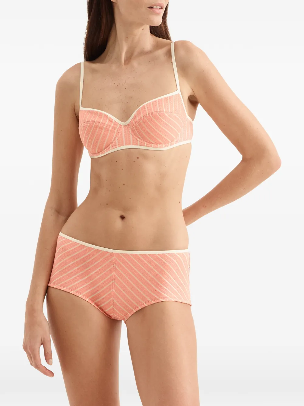 ERES Coconut bikini-bh met patroon Roze