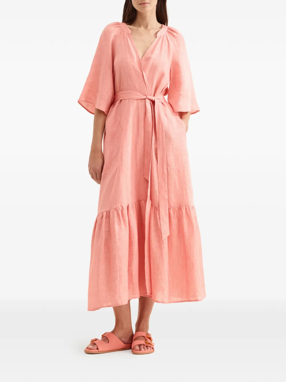ERES Audacieuse gelaagde maxi-jurk Roze