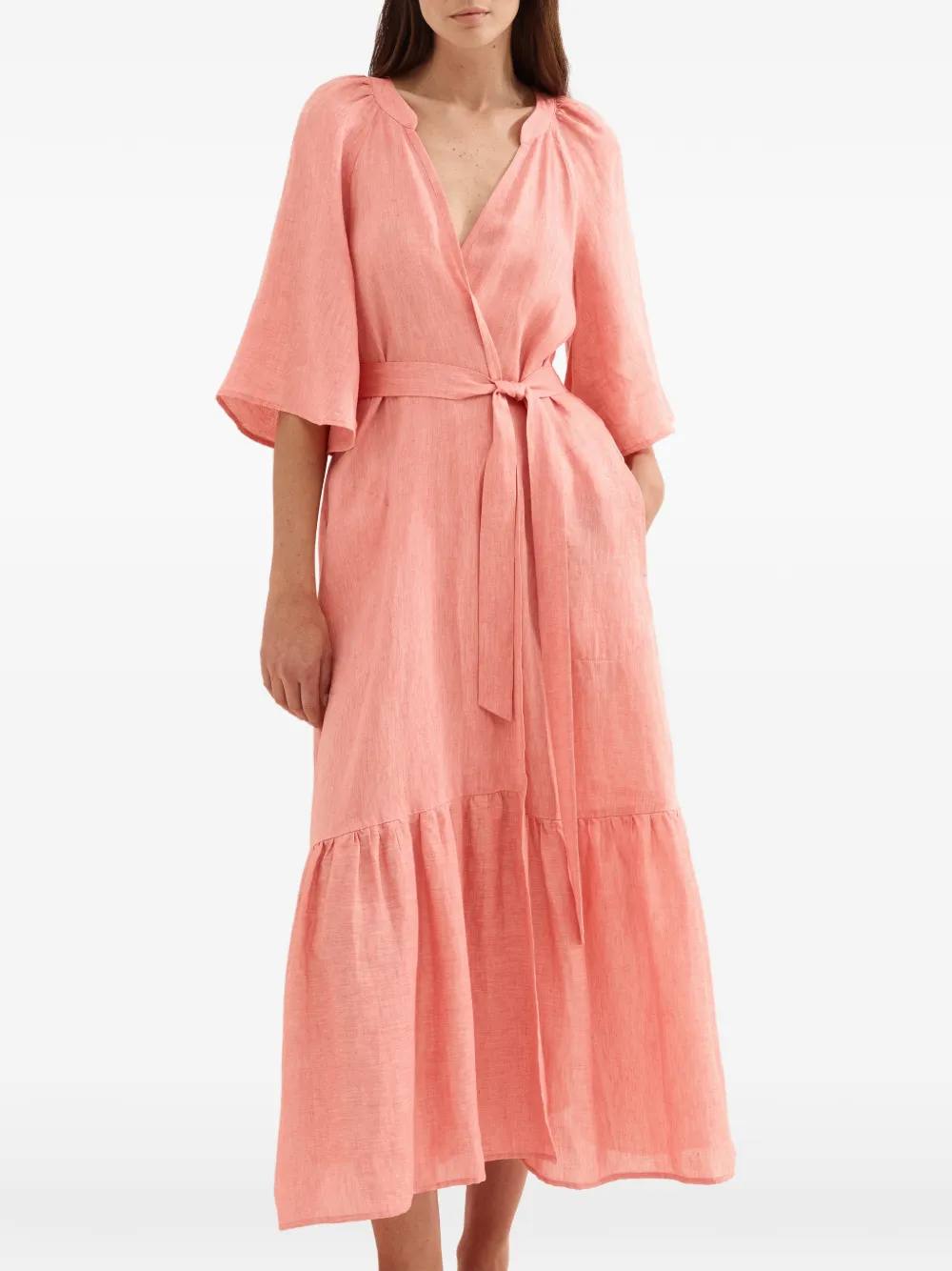 ERES Audacieuse gelaagde maxi-jurk Roze