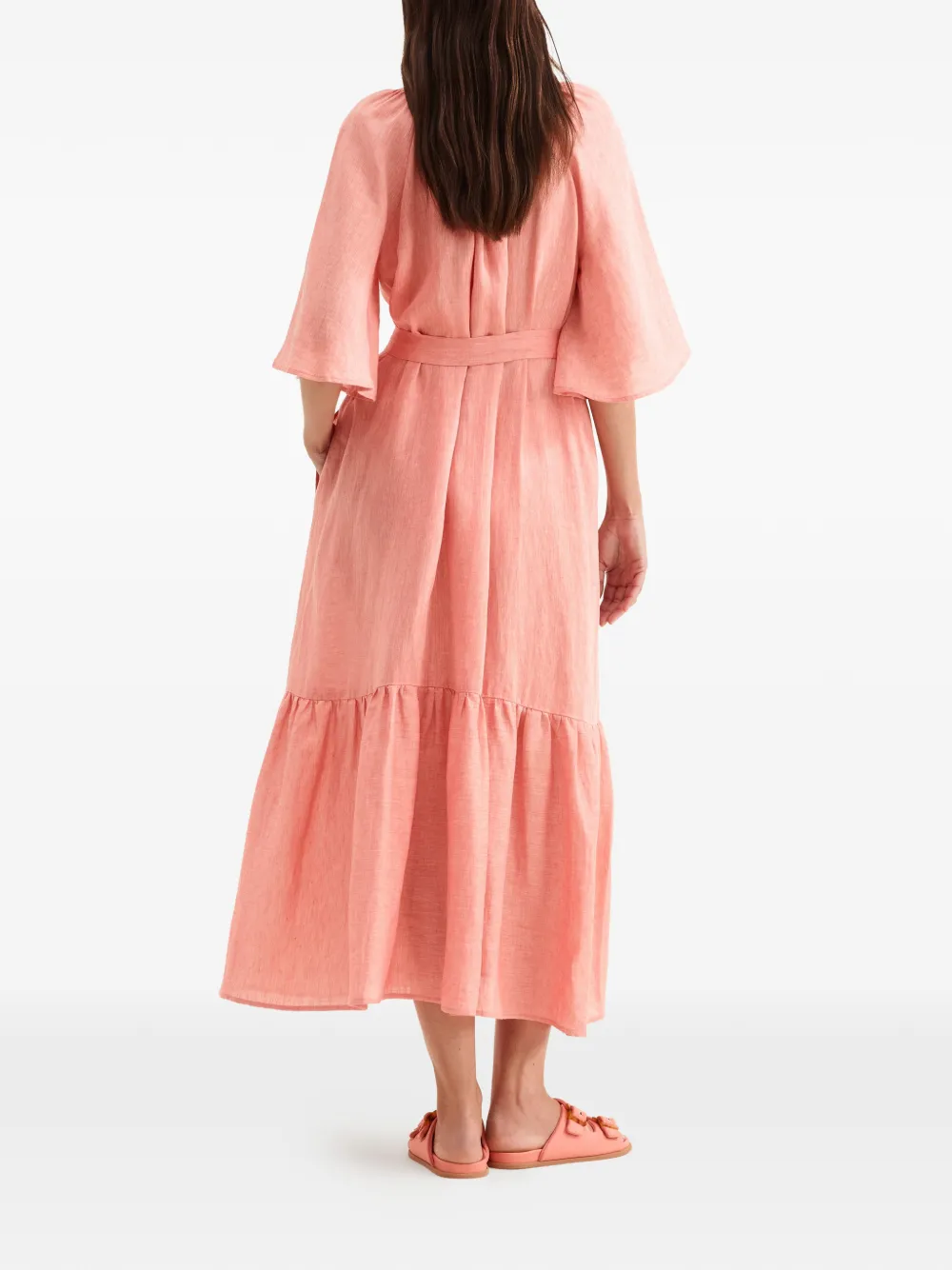 ERES Audacieuse gelaagde maxi-jurk Roze