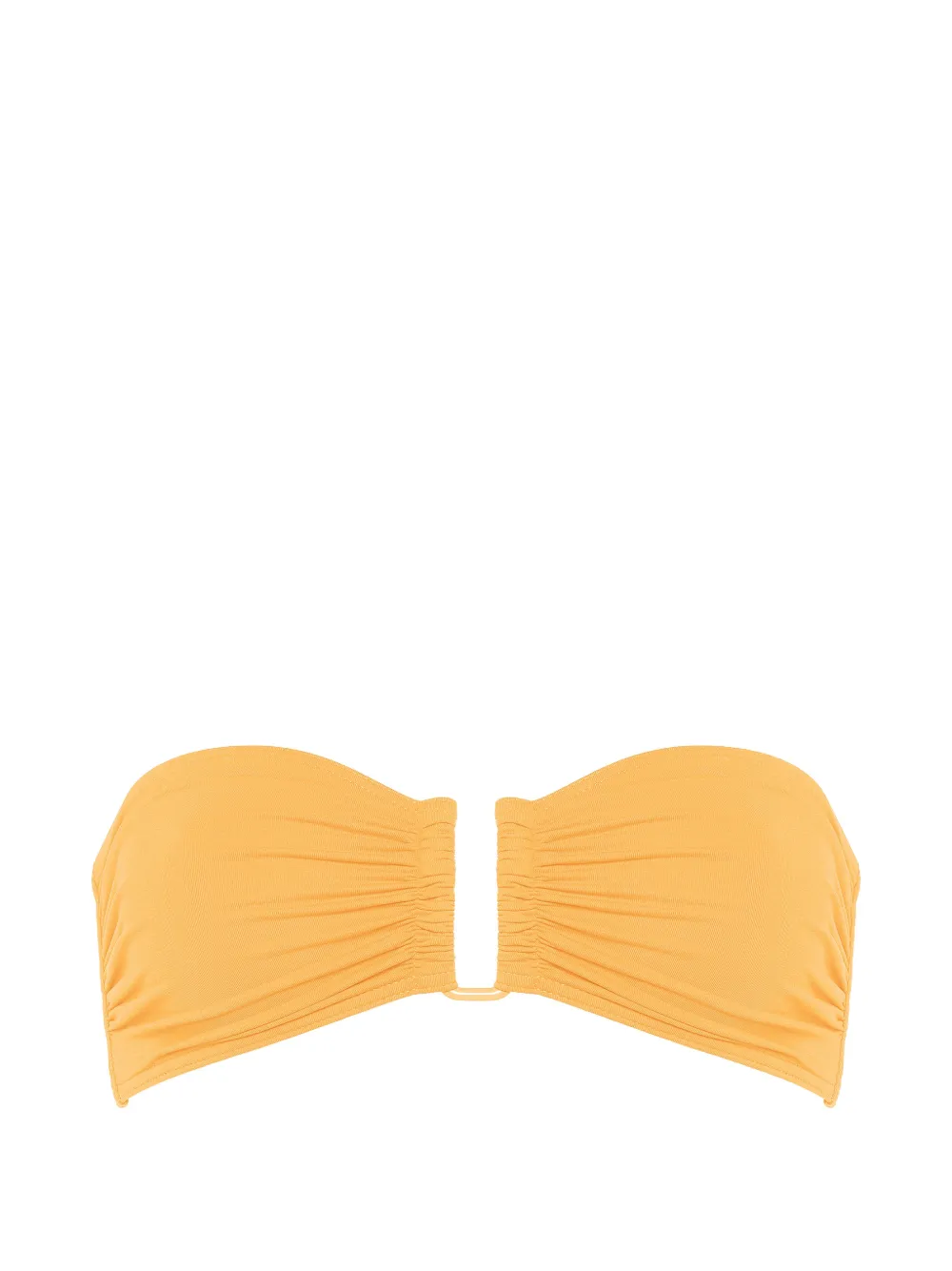 ERES gathered bandeau bikini top - Gelb