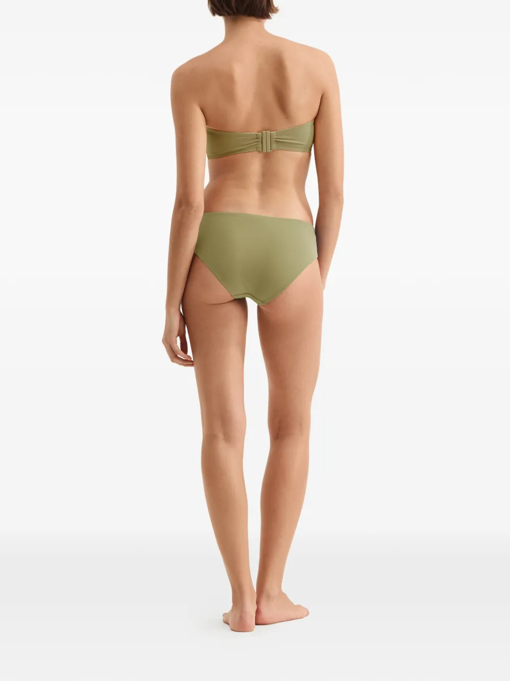 ERES Show Bandeau bikinitop met ruches Groen