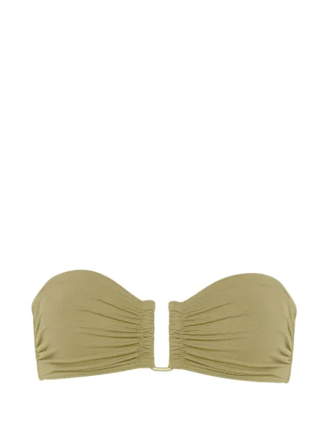 ERES Show Bandeau ruched bikini top