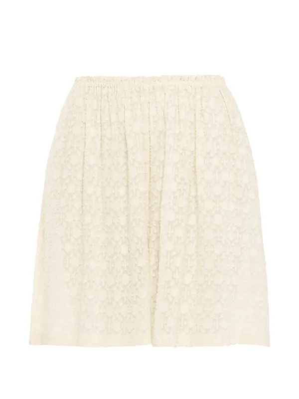 Eres Inoubliable Floral Shorts in White