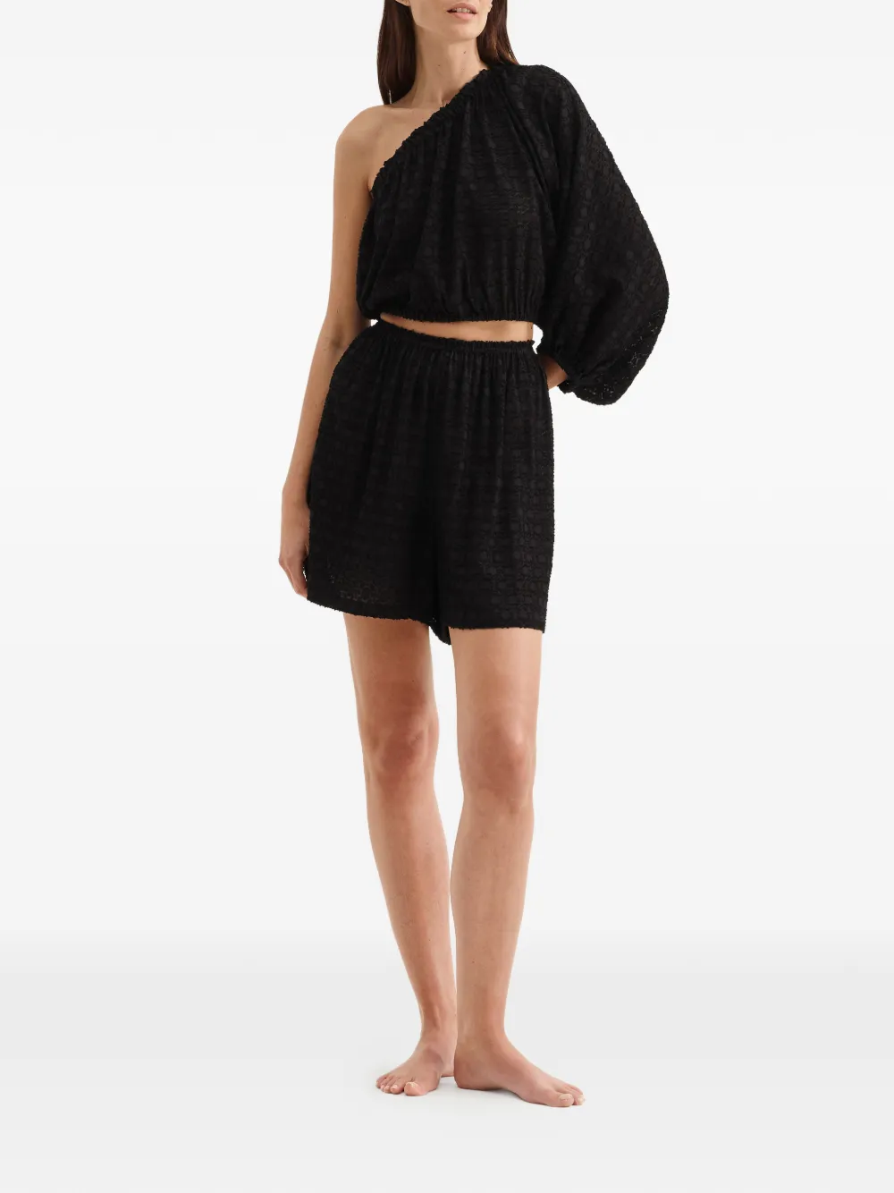 ERES Gedraaide asymmetrische top Zwart