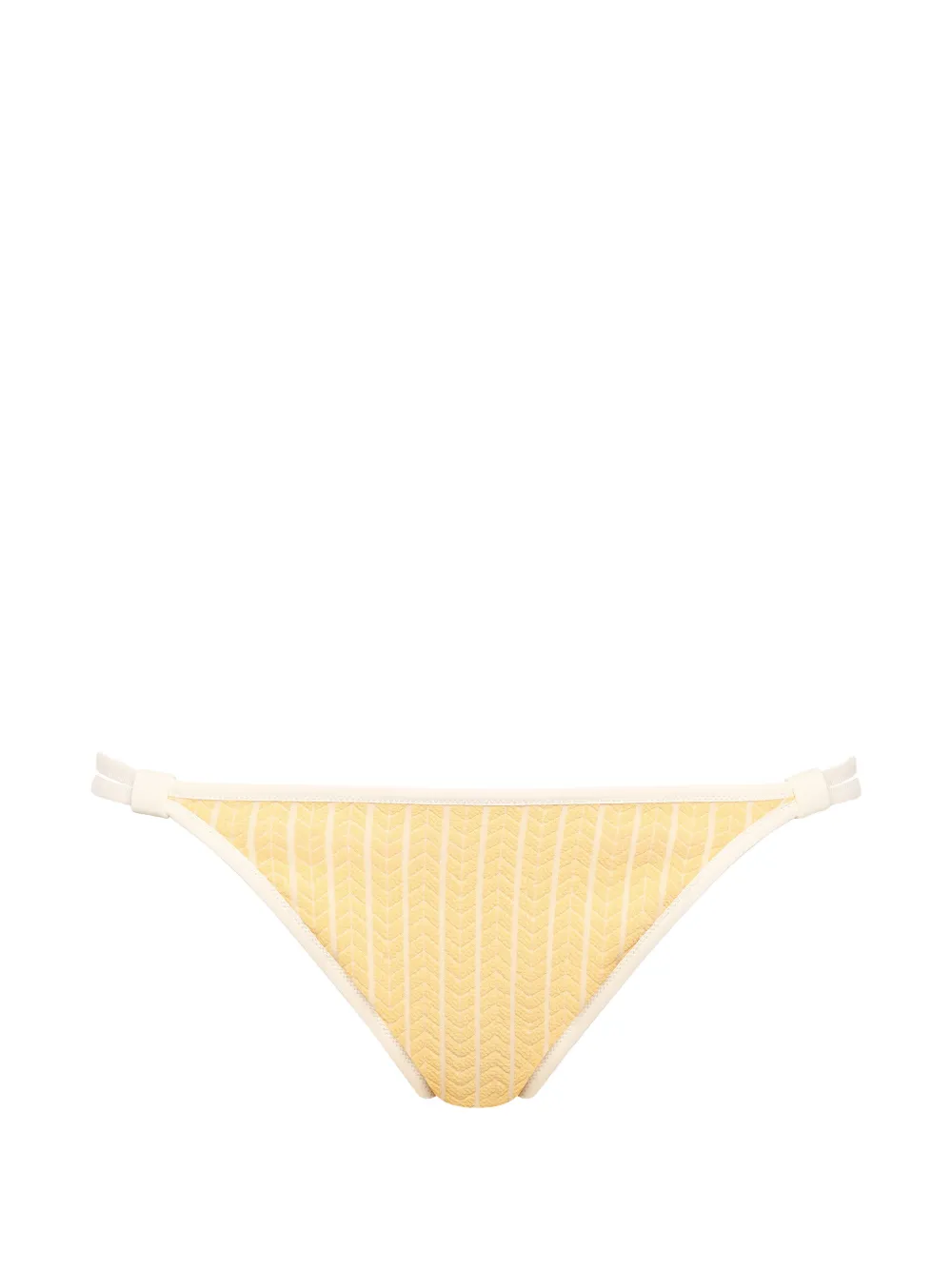 ERES Sunscreen Bikinihöschen mit Zickzackmuster - Gelb