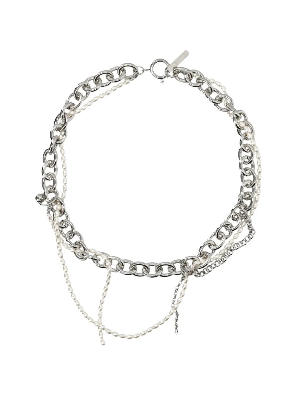 Justine Clenquet chain necklace - Argento