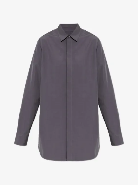 Jil Sander рубашка с разрезом сзади