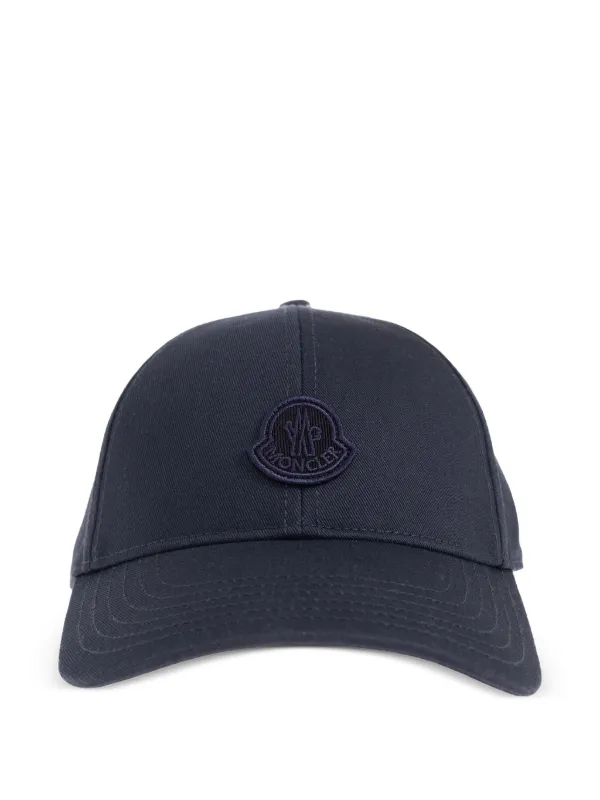 Moncler Logo-patch Cap Hat in Blue