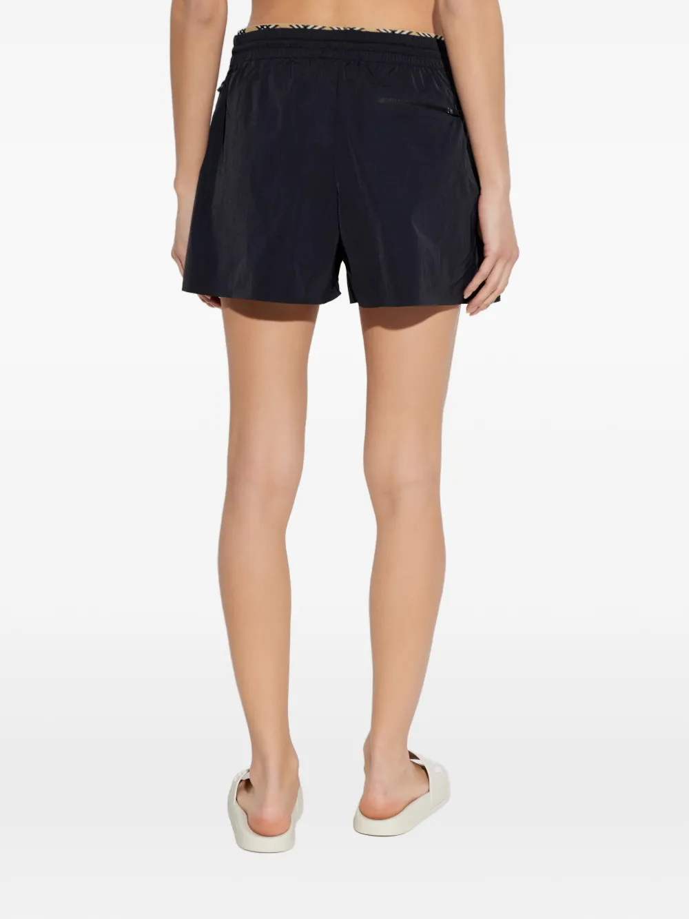 Burberry Stretch nylon shorts Zwart
